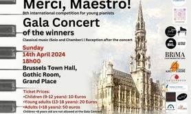 Gala Concert: International Piano Competition Merci, Maestro!