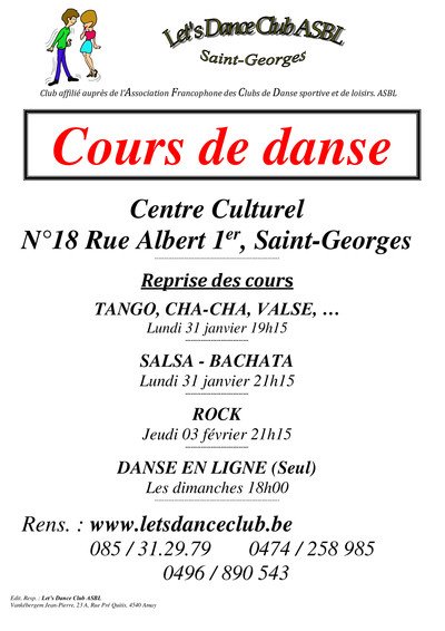 Let's Dance Club - SALSA- BATCHATA-ROCK-DANSE EN LIGNE - DANSE DE SALON