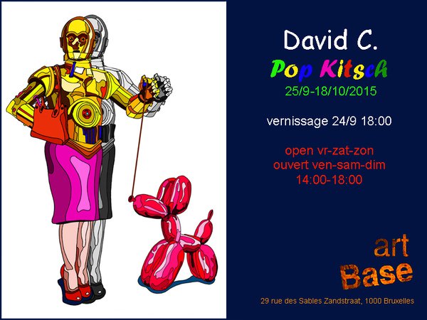 David C. Pop Kitsch 25/9-18/10/15 Vernissage 24/9/15 18:00