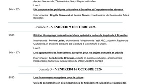 Formation à la conception de projets culturels à Bruxelles