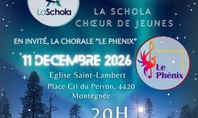 Concert de Noël : La Schola et le groupe vocal Le Phénix