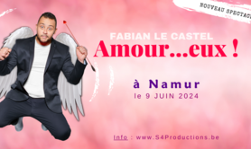 Fabian LeCastel à Namur le 9 juin (nouveau spectacle)