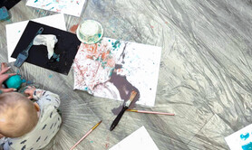 Atelier bébés - peinture
