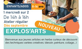 L'atelier Art'Ligue - Atelier enfant ado Explos'Arts