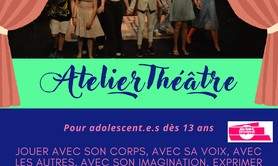 Centre culturel de Soignies - Atelier théâtre pour ados
