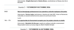 Formation à la conception de projets culturels à Bruxelles
