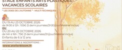 Stage enfants Arts Plastiques - Multi-techniques !