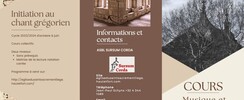 Eglise du Saint-Sacrement - Cours de Chant Grégorien