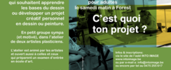 C'est quoi ton projet ? - Dessin, peinture -  Atelier du samedi matin