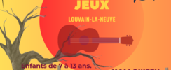 Stage guitare et jeux août