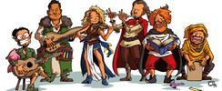 Les Ménestrolls - Mélange de la folk et des geek... Et PAF ! Ça fait du feelk 