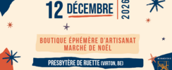 Marché de Noël au presbytère - La Rue et Toi