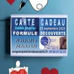CARTES CADEAUX - Offrez des cours d’art à vos proches !