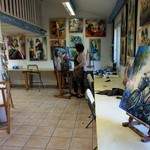 Nathalie Montel - cours de dessin et de peinture dans l'atelier de l'artiste 