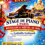 réveillon Saint Sylvestre , stage de piano 3 jours intensifs
