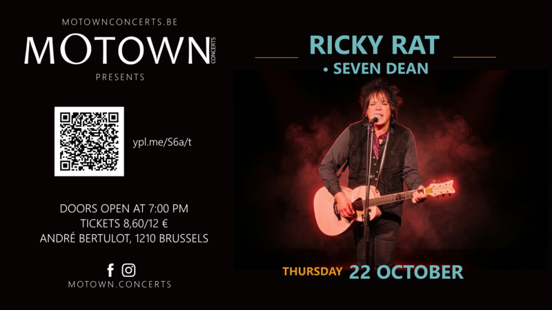 RICKY RAT • SEVEN DEAN - glam punk, rock’n’roll & folk