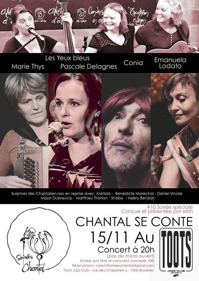 Soirée Chantal # 10 (soirée "spéciale" Conte et Musique)