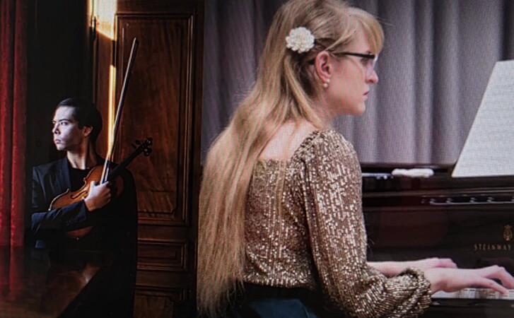 VALENTIN SHTERIN ( violin) & ANNA NAGWANSHI ( piano)