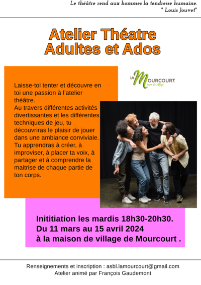 François Gaudemont | Atelier théâtre | Tournai