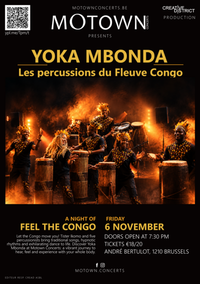 Yoka Mbonda – les percussions du fleuve Congo