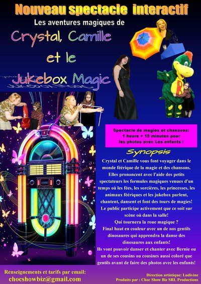 Crystal Camille et le Jukebox Magic - Spectacle de Magie et chansons pour enfants