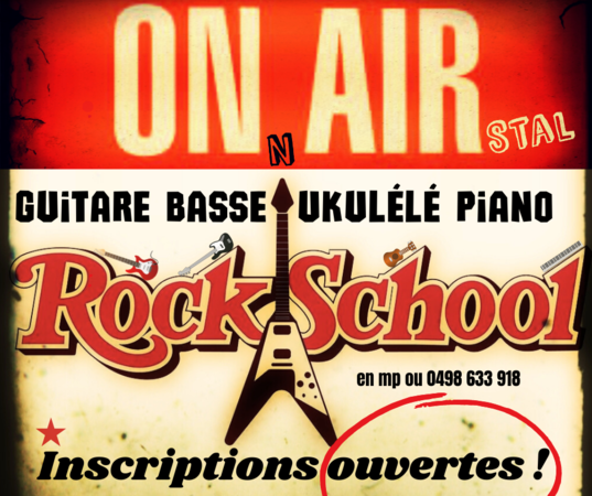 On Air Stal N Rock School | Cours de musique | Herstal