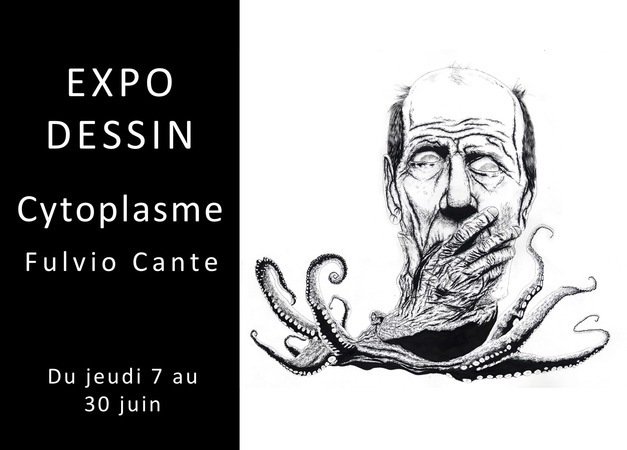 Expo Dessin ‘Cytoplasme’ par Fulvio Cante