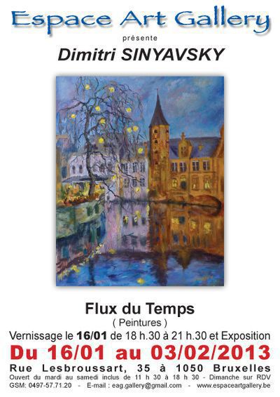 SINYAVSKY  Dimitri exposé à BRUXELLES