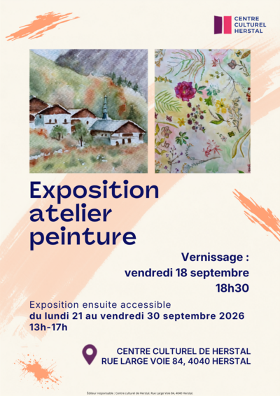 Vernissage - Exposition atelier peinture du CC Herstal