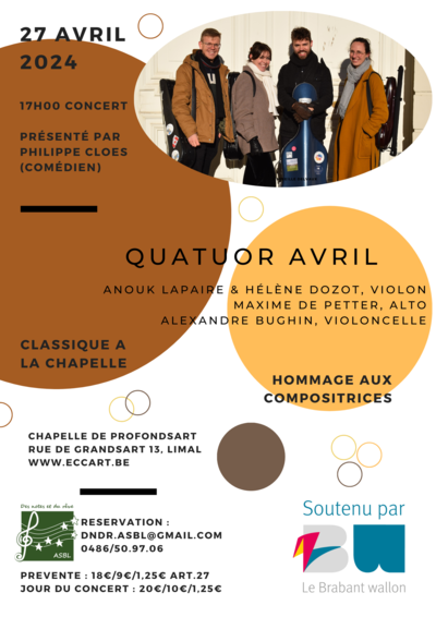 Quatuor Avril - Hommage aux compositrices
