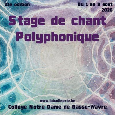 Stage de chant polyphonique Arvo Pärt, M.J. Trotta, E. Elgar
