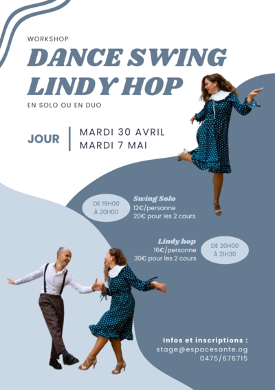 Workshop danses Swing et Lindy Hop solo et duo