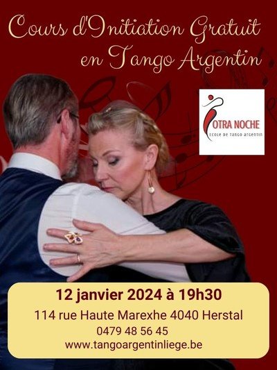 Otra Noche école de Tango Argentin - Initiation gratuite au Tango Argentin -  Dansez la passion