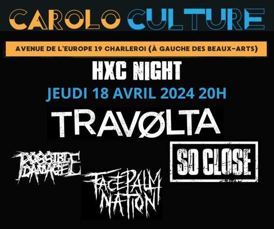 Concert - HXC Night - Metal Punk Hardcore