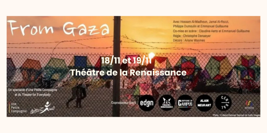 From Gaza - Théâtre de la Renaissance - Seraing