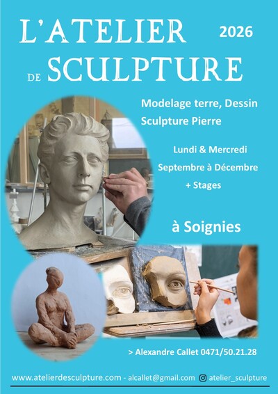 L'Atelier de Sculpture | Cours de sculpture | Neufvilles