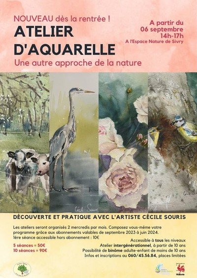 Espace Nature  - Atelier d'aquarelle naturaliste 