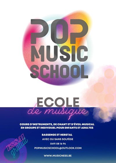 Pop Music School | Cours de musique et de chant | Bassenge
