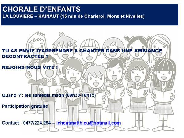 Ensemble vocal et instrumental Laetare | Chorale enfants et ados | La Louvière