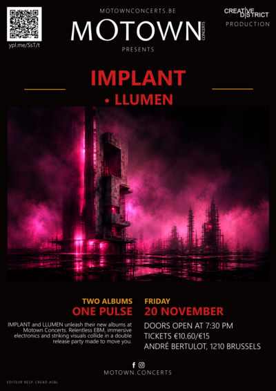 Implant × Llumen -  Double release party