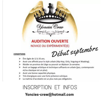Yoncies Crew | Cours de danse | Verviers