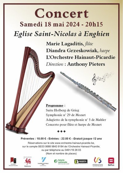 Concert par l'orchestre "Hainaut-Picardie