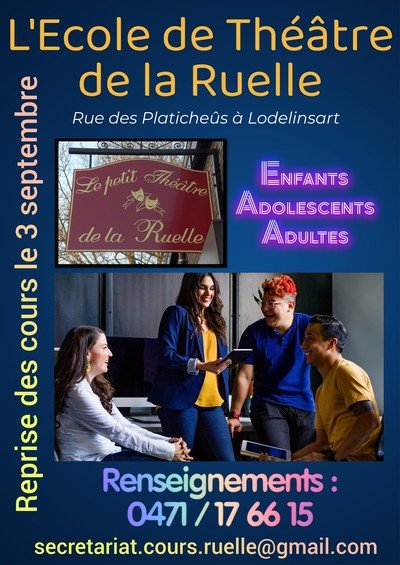 L'Ecole de Théâtre de la Ruelle - Cours de théâtre
