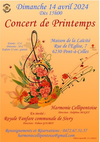 Concert de Printemps Harmonie Cellipontoise