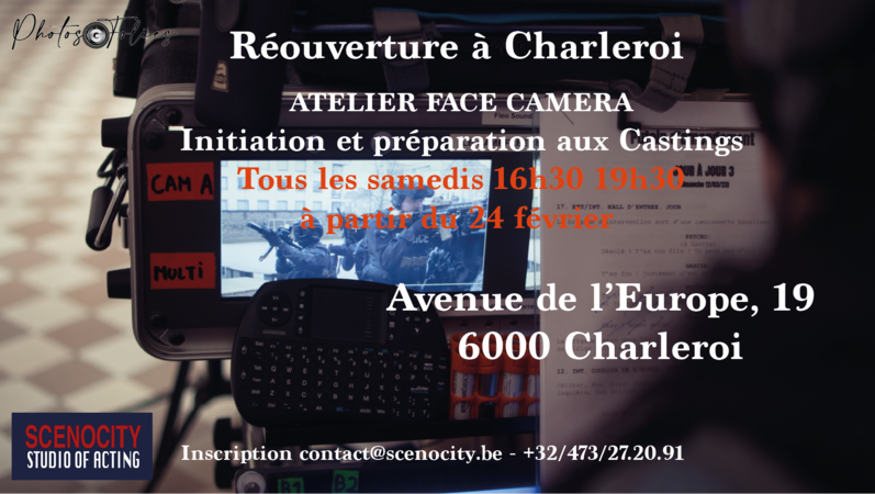 Scenocity studio of Acting - New à Charleroi  préparation et d’initiation aux castings
