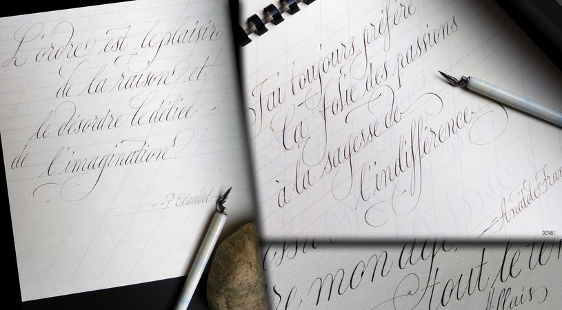 Nathalie De Coster | Cours de calligraphie latine | Liège