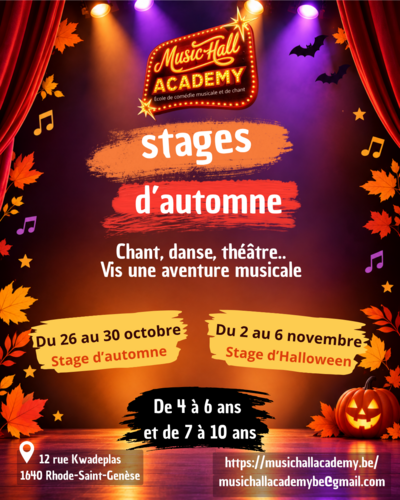 Stages d'automne de comédie musicale