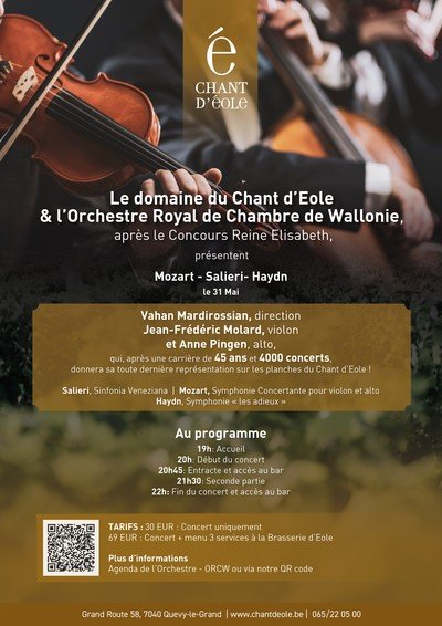 Concert Orchestre Royal de Chambre de Wallonie