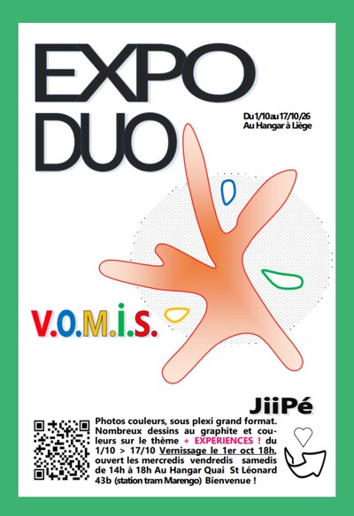 EXPO DUO V.O.M.I.S & Une vie en blanc sur noir