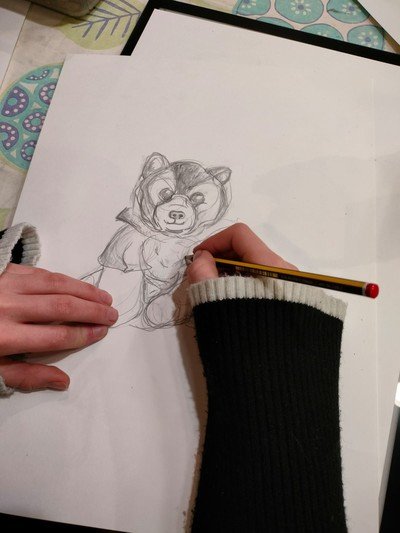 Atelier Les Artlevents | Atelier de dessin | Court-Saint-Etienne